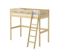 Erst-Holz® Lit mezzanine en pin 90 x 200 cm avec accessoires au choix V-60.23-09 sans accessoires