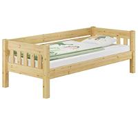 Erst-Holz Lit Simple Style Contemporain pin Massif 90x200 Accessoires sélectionnables V-60.53-09, Accessoires:sans Accessoires