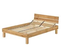 Erst-Holz® Quatre variantes du lit solide/futon double140x200 en chêne huilé V-60.88-14Cadre incl.