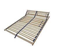 Erst-Holz Sommier à Lattes Flexibles 140 x 190 cm, Zone de la tête réglable 70.32-14-190FV