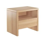 Erst-Holz Table de Chevet en hêtre Massif Naturel Moderne avec 1 tiroir et 1 Niche 90.20-K42