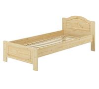 Erst-Holz V-60.37-09 Cadre de lit simple en bois de pin massif 90 x 200 cm avec lattes à ressorts