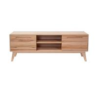 Erst-Holz V-90.51-12 Armoire multimédia avec 2 portes en hêtre rouge