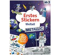 Erstes Stickern Metallic - Weltall: Über 250 Metallic-Sticker