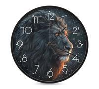 ERSTSNCK Belle horloge murale décorative silencieuse sans tic-tac pour salon, chambre à coucher, salle de bain, cuisine, bureau, appartement ou cadeau, 25,4 cm, blanc