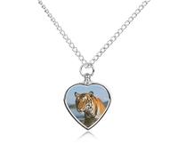 ERSTSNCK Collier urne funéraire pour cendres d'animal domestique avec kit de remplissage - Chaîne réglable de 70,1 cm - Bijou souvenir pour chien et chat - Cadeau de condoléances pour les amoureux des