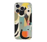 ERSTSNCK Coque compatible avec iPhone 17 - Motif chat moderne du milieu du siècle - Coque de téléphone élégante pour homme et femme - En TPU résistant aux chocs - Coque fine pour 17 Pro