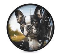 ERSTSNCK Horloge murale décorative silencieuse et sans tic-tac pour salon, chambre, salle de bain, cuisine, bureau, appartement - 25,4 cm - Blanc