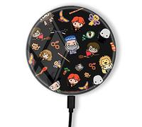 ERT GROUP Bloc de Charge Rapide sans Fil Harry Potter d'origine et sous Licence Officielle, Motif Harry Potter 026, Station de Charge sans Fil, câble Micro USB de 1 mètre, 10W