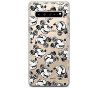 ERT GROUP Coque de Protection pour Samsung S10 5G - Motif Disney Minnie et Mickey 025 - Parfaitement adaptée à la Forme du téléphone Portable - en Partie Transparente
