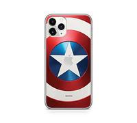 ERT GROUP Coque de téléphone Portable pour Apple Iphone 11 Pro Max Original et sous Licence Officielle Marvel Motif Captain America 025 adapté à la Forme du téléphone Portable, partiel imprimé