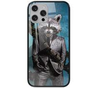 ERT GROUP Coque de téléphone Portable pour Apple Iphone 13 Original et sous Licence Officielle Marvel Motif Rocket 009 en Verre trempé, Coque de Protection