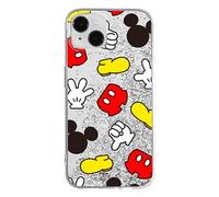 ERT GROUP Coque de téléphone Portable pour Apple Iphone 14 Original et sous Licence Officielle Disney Motif Mickey 046 adapté à la Forme du téléphone Portable, avec Effet de débordement de Paillettes