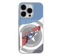 ERT GROUP Coque de téléphone Portable pour Apple Iphone 14 Pro Max Original et sous Licence Officielle Marvel Motif Captain America 022 adapté à la Forme du téléphone Portable, Coque en TPU