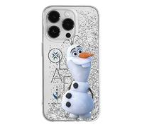 ERT GROUP Coque de téléphone Portable pour Apple Iphone 14 Pro Original et sous Licence Officielle Disney Motif Olaf 004, avec Effet de débordement de Paillettes