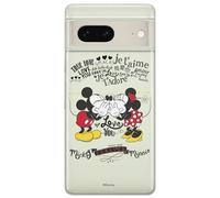 ERT GROUP Coque de téléphone Portable pour Google Pixel 7 Original et sous Licence Officielle Disney Motif Mickey & Minnie 005 Parfaitement adapté à la Forme du téléphone Portable, partiel imprimé