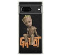 ERT GROUP Coque de téléphone Portable pour Google Pixel 7 Original et sous Licence Officielle Marvel Motif Groot 005 Parfaitement adapté à la Forme du téléphone Portable, Coque en TPU