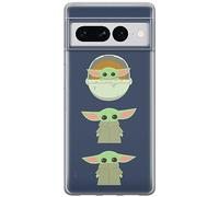 ERT GROUP Coque de téléphone Portable pour Google Pixel 7 Pro Original et sous Licence Officielle Star Wars Motif Baby Yoda 007 Parfaitement adapté à la Forme du téléphone Portable, Coque en TPU