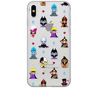 ERT GROUP Coque de téléphone Portable pour Iphone X/XS Original et sous Licence Officielle Disney Motif Disney Villains 007 Parfaitement adapté à la Forme du téléphone Portable, partiel imprimé