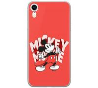 ERT GROUP Coque de téléphone Portable pour Iphone XR Original et sous Licence Officielle Disney Motif Mickey 044 Parfaitement adapté à la Forme du téléphone Portable, Coque en TPU
