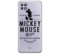 ERT GROUP Coque de téléphone Portable pour Samsung A22 5G Original et sous Licence Officielle Disney Motif Mickey 014 Parfaitement adapté à la Forme du téléphone Portable, partiel imprimé