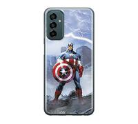 ERT GROUP Coque de téléphone Portable pour Samsung M13 4G/M23 5G/F23 Original et sous Licence Officielle Marvel Motif Captain America 003 adapté à la Forme du téléphone Portable, Coque en TPU