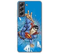 ERT GROUP Coque de téléphone Portable pour Samsung S21 FE Original et sous Licence Officielle DC Motif Superman 005 Parfaitement adapté à la Forme du téléphone Portable, Coque en TPU