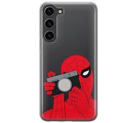 ERT GROUP Coque de téléphone Portable pour Samsung S23 Original et sous Licence Officielle Marvel Motif Spider Man 026 Parfaitement adapté à la Forme du téléphone Portable, partiel imprimé