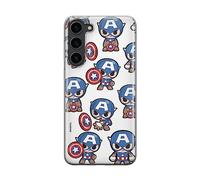 ERT GROUP Coque de téléphone Portable pour Samsung S23 Plus Original et sous Licence Officielle Marvel Motif Captain America 029 Parfaitement adapté à la Forme du téléphone Portable, Coque en TPU