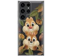 ERT Group Coque de téléphone Portable pour Samsung S23 Ultra Original et sous Licence Officielle Disney Motif Chip & Dale 002 Parfaitement adapté à la Forme du téléphone Portable, partiel imprimé