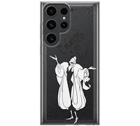 ERT Group Coque de téléphone Portable pour Samsung S23 Ultra Original et sous Licence Officielle Disney Motif Cruella 001 Parfaitement adapté à la Forme du téléphone Portable, partiel imprimé