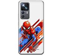 ERT GROUP Coque de téléphone Portable pour Xiaomi 12T/ 12T Pro/ K50 Ultra Original et sous Licence Officielle Marvel Motif Spider Man 023 adapté à la Forme du téléphone Portable, Coque en TPU