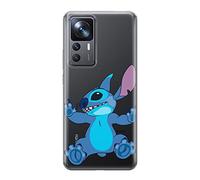 ERT Group Coque de téléphone Portable pour Xiaomi 12T Original et sous Licence Officielle Disney Motif Stich 021 Parfaitement adapté à la Forme du téléphone Portable, partiel imprimé