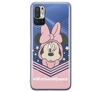 ERT GROUP Coque de téléphone Portable pour Xiaomi REDMI Note 10 5G / POCO M3 Pro Original et sous Licence Officielle Disney Motif Minnie 053 adapté à la Forme du téléphone Portable, partiel imprimé