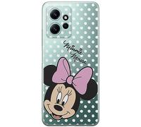 ERT GROUP Coque de téléphone Portable pour Xiaomi REDMI Note 12 4G Original et sous Licence Officielle Disney Motif Minnie 008 Parfaitement adapté à la Forme du téléphone Portable, partiel imprimé