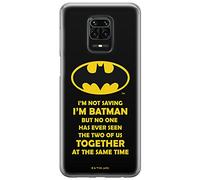 ERT GROUP Coque de téléphone Portable pour Xiaomi REDMI Note 9 Pro/ 9S Original et sous Licence Officielle DC Motif Batman 053 Parfaitement adapté à la Forme du téléphone Portable, Coque en TPU