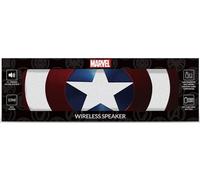ERT GROUP Enceinte portable stéréo 2.1 BT sans fil 10 W Captain America 001 Marvel Red