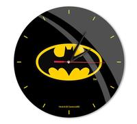 ERT GROUP Original et sous Licence Officielle DC, Horloge Murale silencieuse Brillante, Motif Batman 004 Design Unique, Aiguilles en métal Peint, 30,5 cm (12")