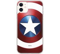 ERT Group Original Marvel Coque de Protection pour Captain America 025 iPhone 11 Multicolore