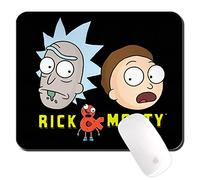 ERT GROUP Tapis de Souris Rick et Morty Original et sous Licence Officielle, Motif Rick et Morty 032 Noir Tapis de Souris pour Ordinateur PC antidérapant 225 mm x 189 mm