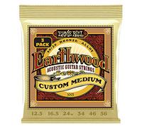 Erthwd Custom Med 8020 Brnz Ac Gtr Strings 3 Pk 12.5 56