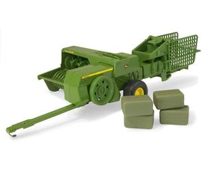 Ertl John Deere 348 Square Baler And 4 Bales, 1:16 Scale