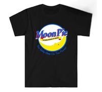 ERTr44yu Moon Pie Cake Marshmallow Men's Black T-Shirt