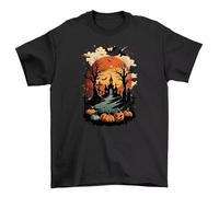 ERTr44yu Spooky Halloween_245 t-Shirt - Funny and Creepy! 100% Cotton Unisex Printed des