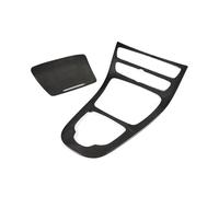 ERTYUYFG Autocollant de protection for panneau de changement de vitesse, compatible avec Mercedes W213 2016 2017 2018, ABS, style de voiture, console centrale intérieure(Carbon Texture)