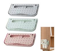 Eruceky 3 Pièces Support de Chaussure Mural Pliable, Étagère à Chaussures Murale, Montage Mural, Sans Perçage,pour Porte D'entrée, Salle de Bain