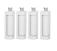 Eruceky 4 Lot de charnières de porte et de fenêtre, Ruban de porte à visser à charnière pour fenêtre, Charnières de fenêtre Silisto, Pièces de rechange, pour porte anti(Blanc)