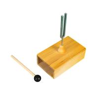 Eruceky BoîTe de Résonance de Diapason, Tuning Fork Et Bois, Chakra pour la Thérapie par le Son, le Yoga, la MéDitation et la Relaxation