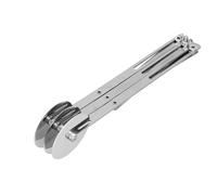 Eruceky Couteau à Pâtisserie Multi Ronds, Coupe-Pâte à 3 Roues, Coupe-Pizza Ajustable, Diviseur de Pâte en Acier Inoxydable, Pour Pizzas, Pâtisseries, Gâteaux, Pâtes, Pain (Argent)