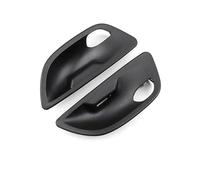 ERUEUBGRM LHD RHD Poignée Porte Intérieure Couvercle Cuve pour B&MW Série 5 F10 F11 F18 2010-2017 Poignées Porte intérieures(2 PIÈCES Noir)